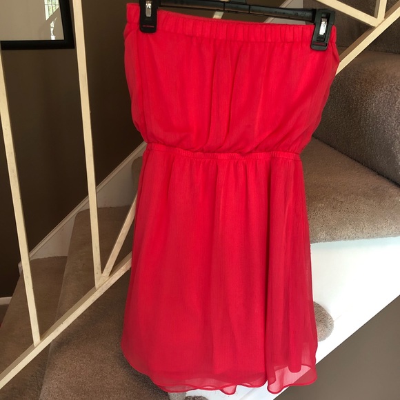 Express Dresses & Skirts - Strapless hot pink dress Express Dresses & Skirts - Strapless hot pink dress